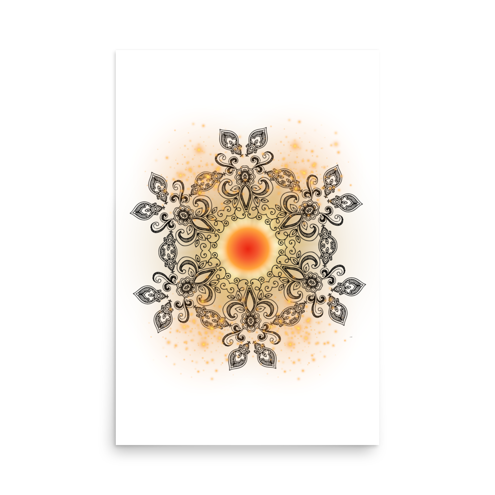 Sunburst Matte Paper Poster