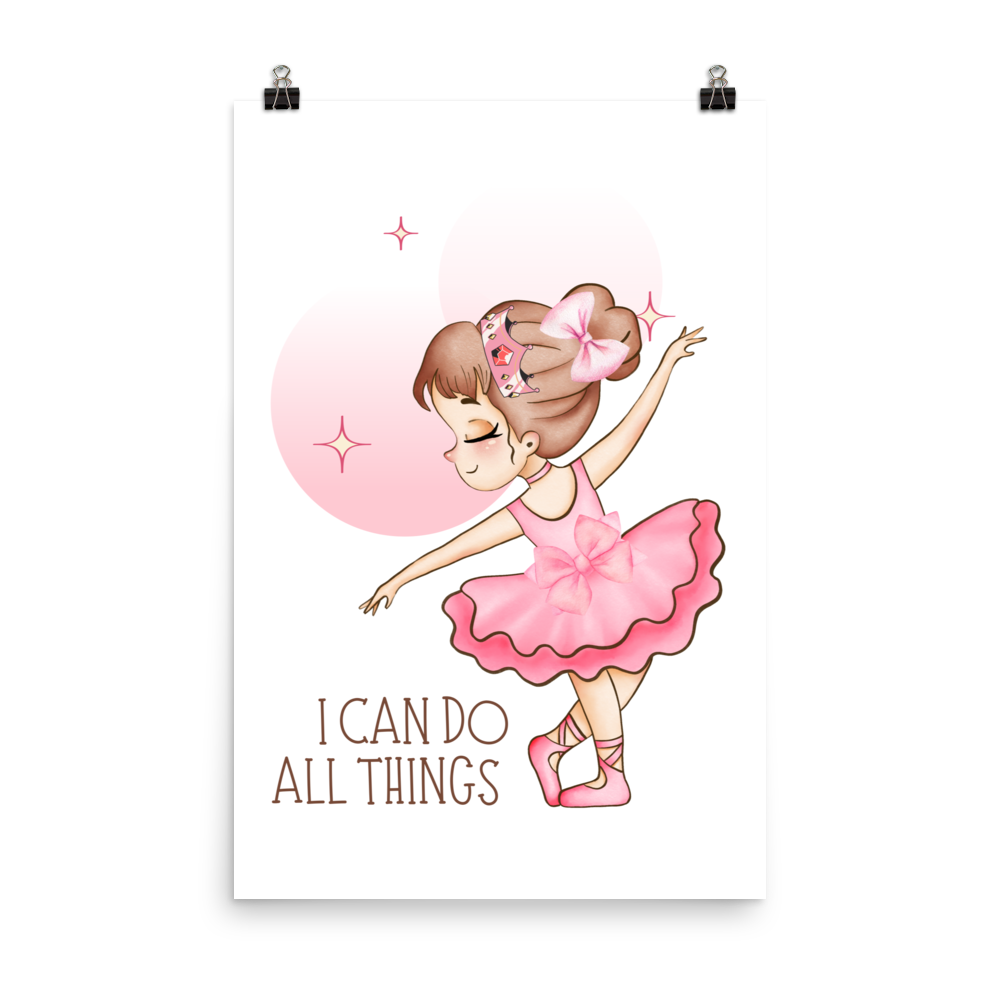 I Can Do All Things Matte Paper Poster