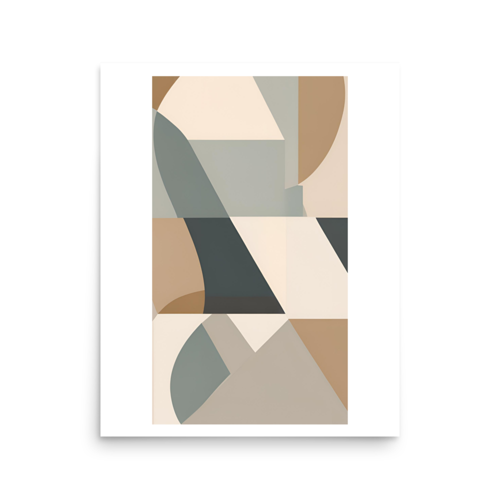 Abstract Style Matte Paper Poster