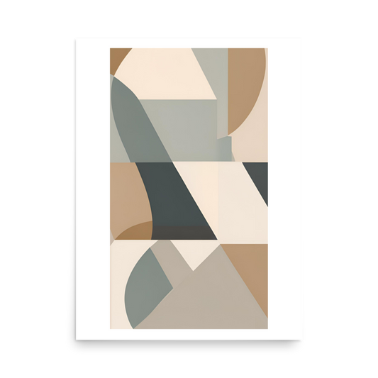 Abstract Style Matte Paper Poster