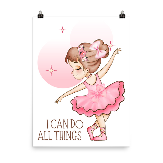 I Can Do All Things Matte Paper Poster