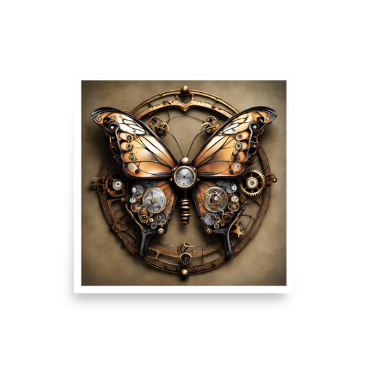 Butterfly Time Photo Paper Poster