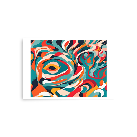 Abstract Kaleidoscope Photo Paper Poster